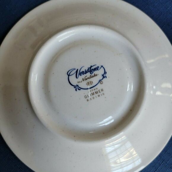 Lot of 8 Noritake Versatone Glimmer Salad Saucer Dessert Plates - Picture 5 of 6